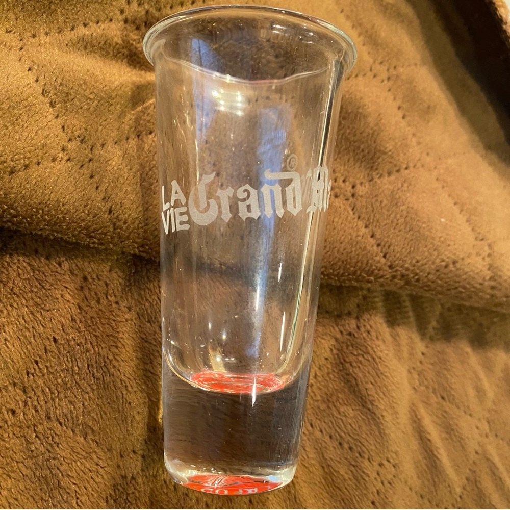 La Vie Grand Marnier Lapostolle Clear Shot Glass drinkware